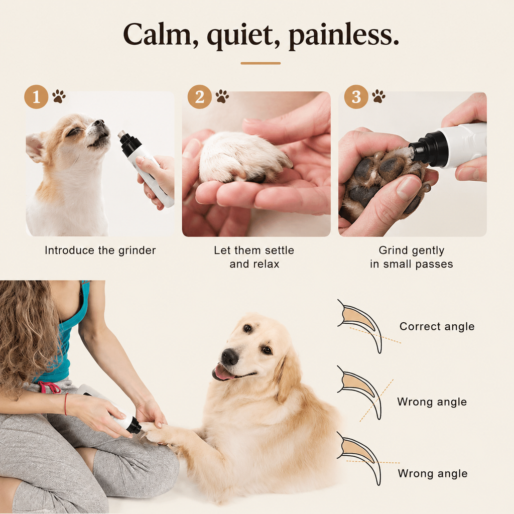 How to use, calm quiet and painless